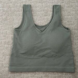 Aeropostale green cropped tank top